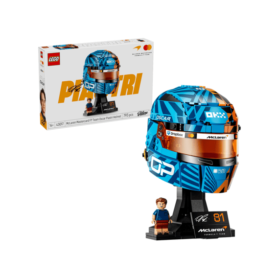 Lego Vehicles Edition 43017 McLaren Mastercard F1® Team helm van Oscar Piastri
