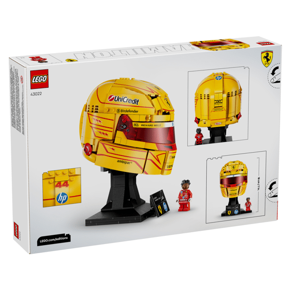 Lego Vehicles Editions 43022 Scuderia Ferrari Hp Helm Van Lewis Hamilton