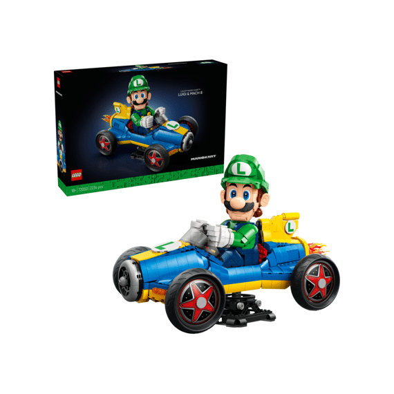 Lego Super Mario 72050 Mario Kart Luigi En Mach 8