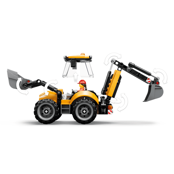 Lego City 60480 Gele Graaflaadmachine
