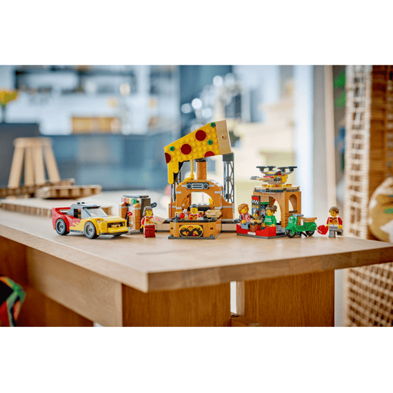 Lego City 60496 Pizzacentrale Met Voertuigen