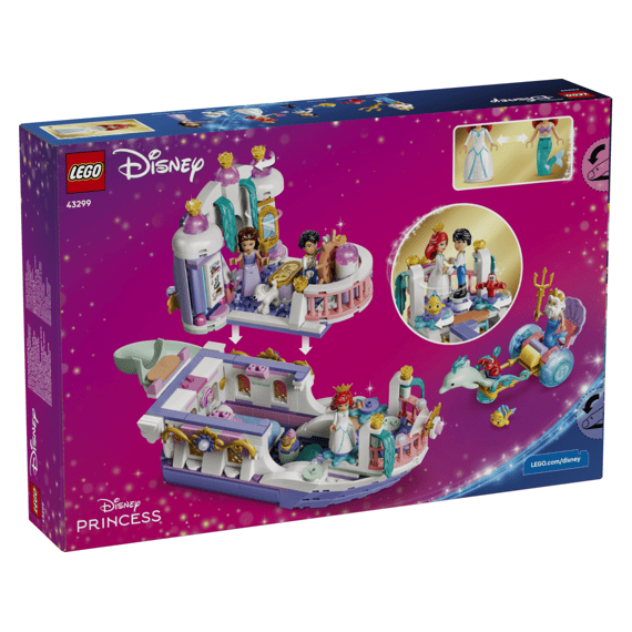 Lego Disney 43299 Ariëls Koninklijke Trouwboot