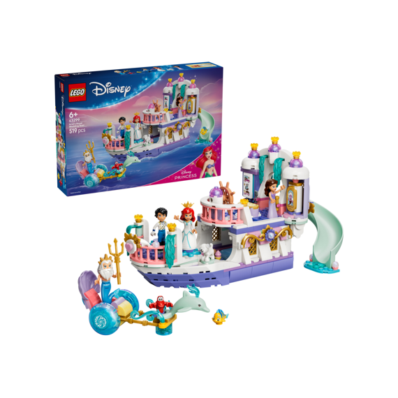 Lego Disney 43299 Ariëls Koninklijke Trouwboot