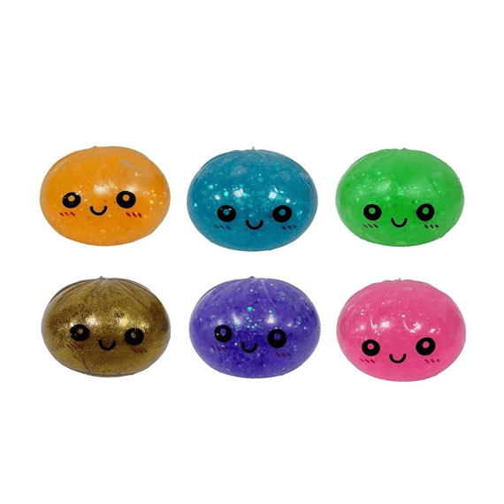 Kawaii Fidget Dumpling Glitterslijm 5.8cm Assortiment