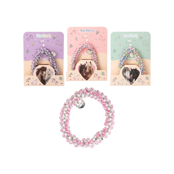 Miss Melody Haar/armband Met Steentjes Assortiment