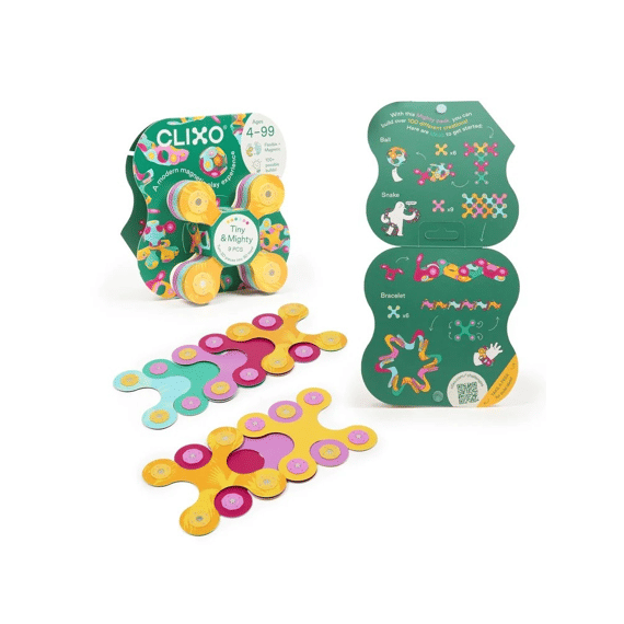 Clixo Tiny & Mighty Jungle Magnetische Bouwset 9 Stuks