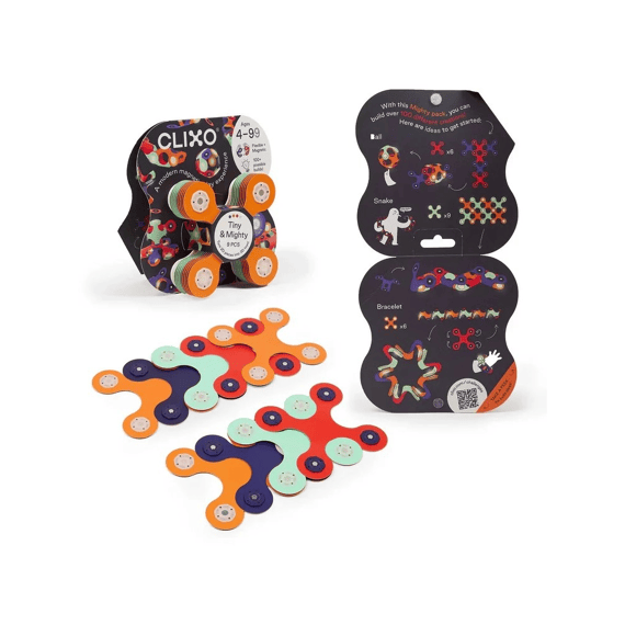 Clixo Tiny & Mighty Space Magnetische Bouwset 9 Stuks