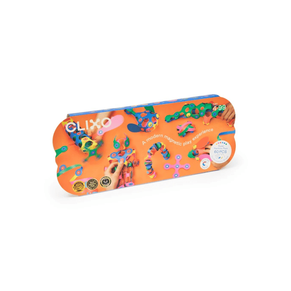 Clixo Super Rainbow Magnetische Bouwset 60 Stuks