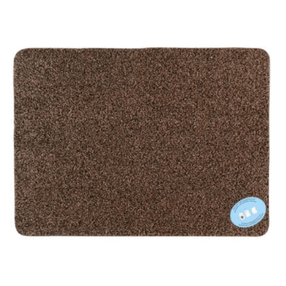 Deurmat Katoen 40x55cm Bruin + Ruiter
