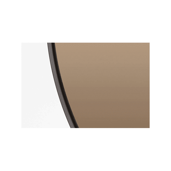 Spiegel Espejo D70cm Brown Glass