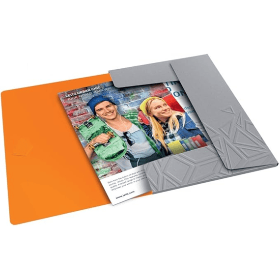 Leitz Urban Chic 3-klepsmap Pp A4 Donkergroen