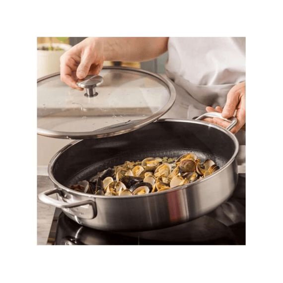 Bk Peter Goossens Durabond Stoofpan Met Glazen Deksel 30cm