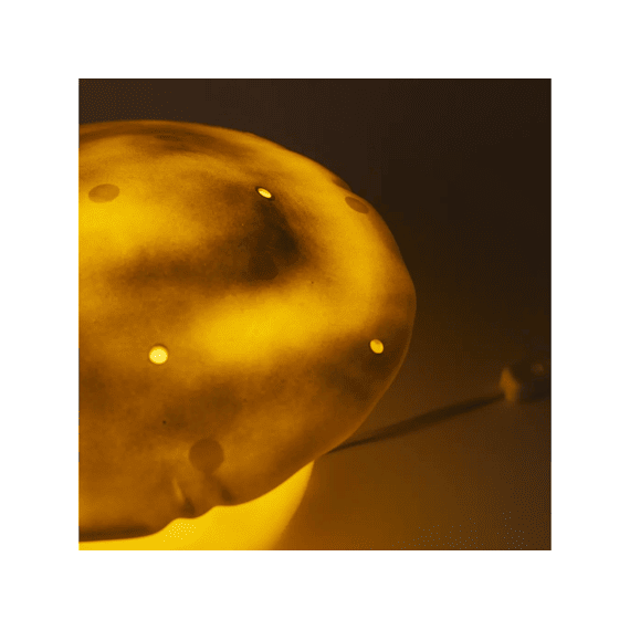 Egmont Lamp Large paddenstoel Goud 29x30cm