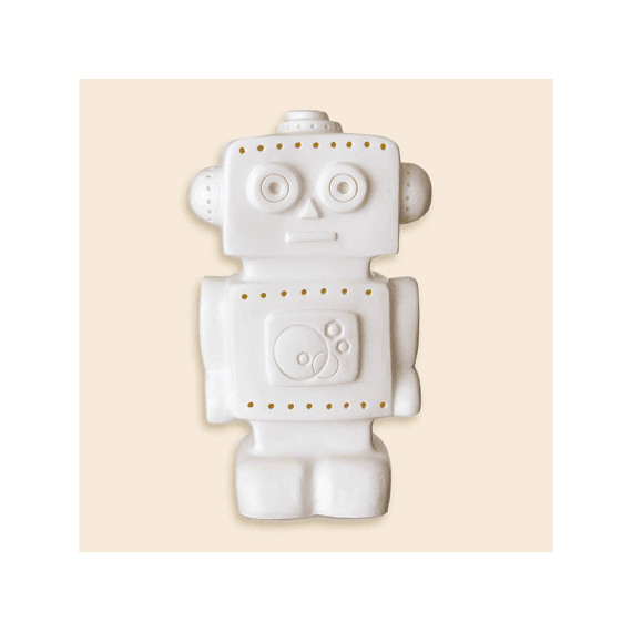 Egmont Lamp Robot Wit 33x18x10cm