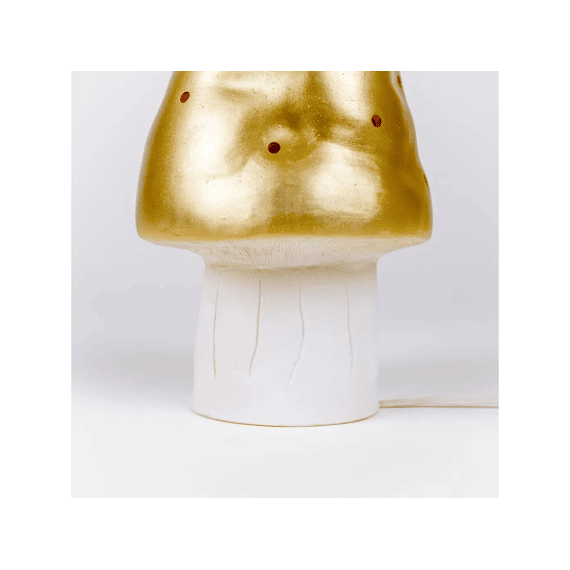 Egmont Lamp Small paddenstoel Goud 15x28cm