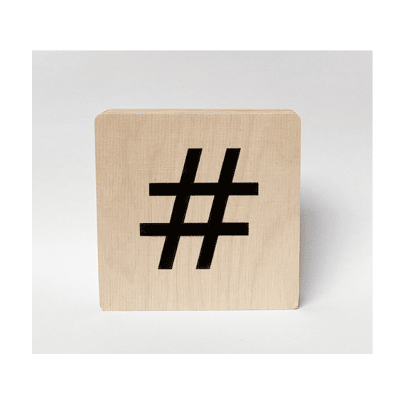 Minimou Houten Letter 18mm #