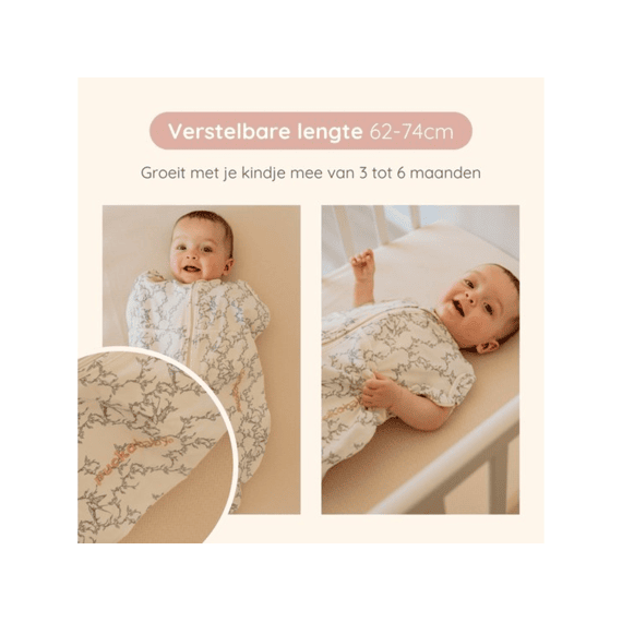 Puckababy The Original Mini 3-6 M Katoen Swallows