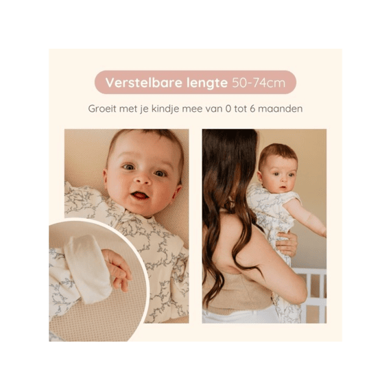 Puckababy The Bag Newborn 70 Cm Katoen Swallows
