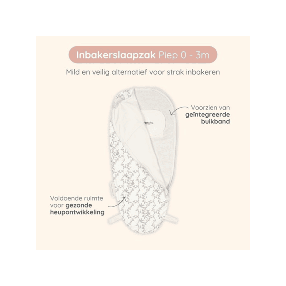 Puckababy The Original Piep 0-3 M Katoen Swallows