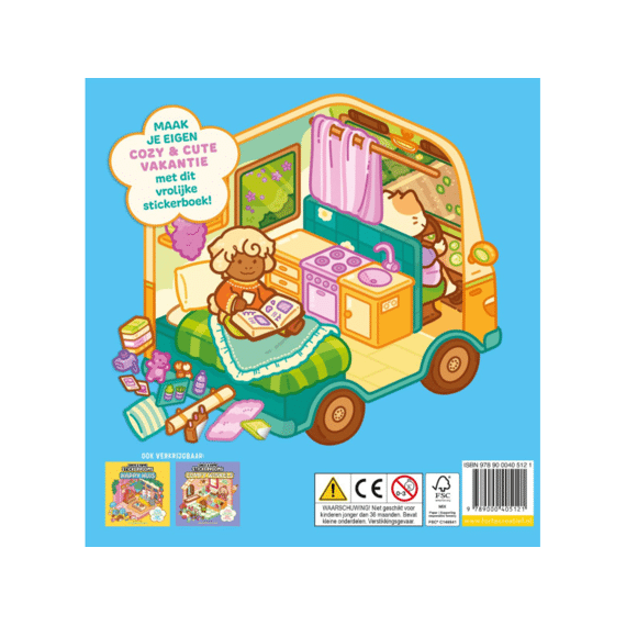 Cozy & Cute Stickerrooms Vakantie Cuties