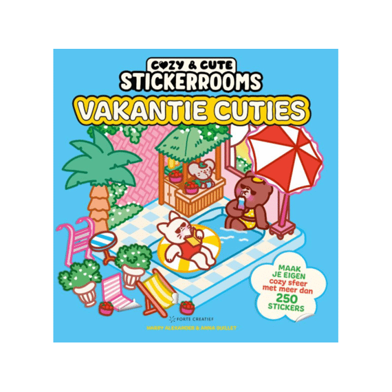 Cozy & Cute Stickerrooms Vakantie Cuties