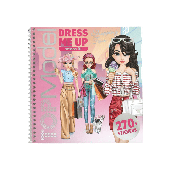 TOPModel Dress Me Up Stickerbook Shopping Tour