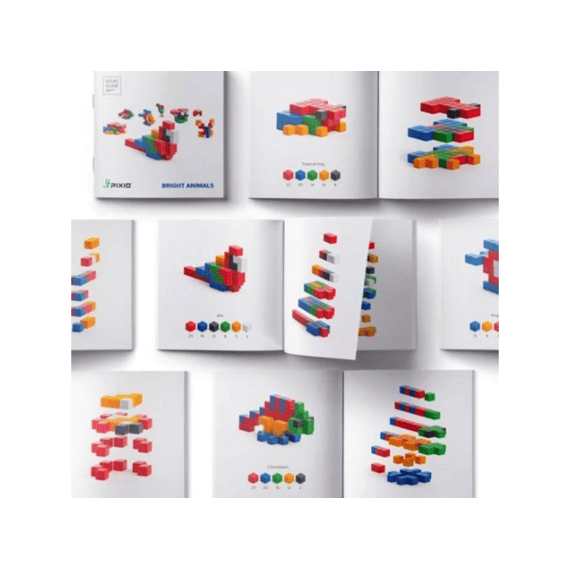 Pixio Magnetische Blokken Bright Animals 90 Stuks