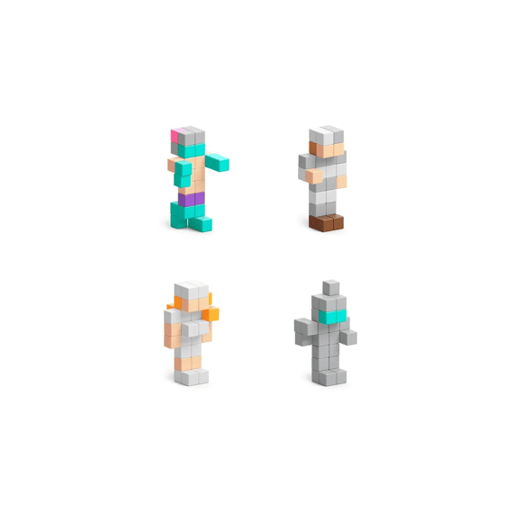 Pixio Magnetische Blokken Mini Figuur Assortiment