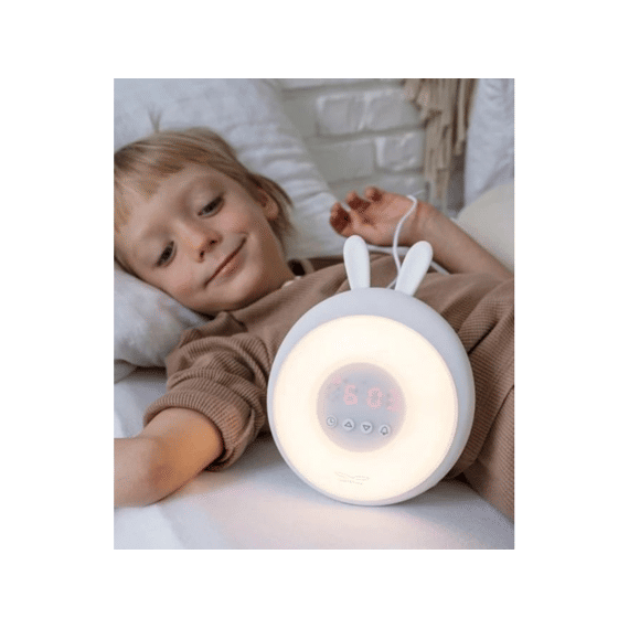 Rabbit Wake Up Lamp Met Alarmklok Groen