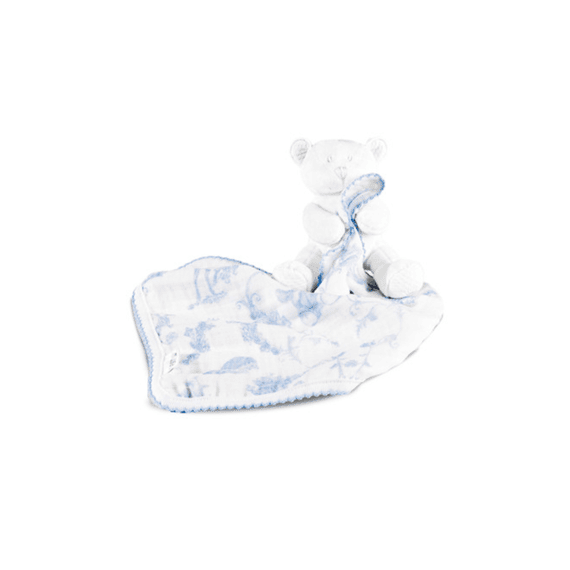 First Doudou Bob Tetra Linen Blue