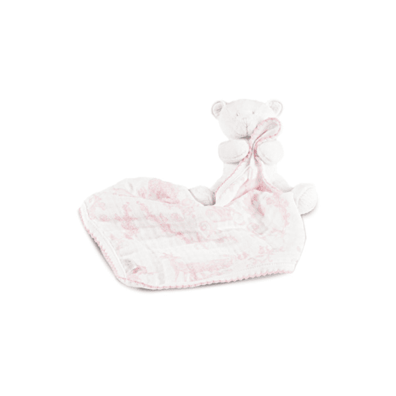First Doudou Bob Tetra Linen Pink