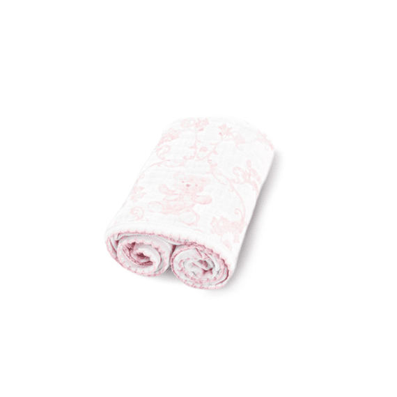 First Tetradoek 70x70 Linen Pink