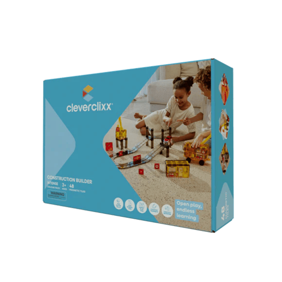 Cleverclixx Construction Builder Pack Intense 48 Stuks