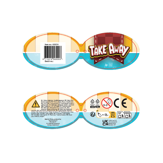 Squeeze Take Away Cupcake 11cm Assortiment