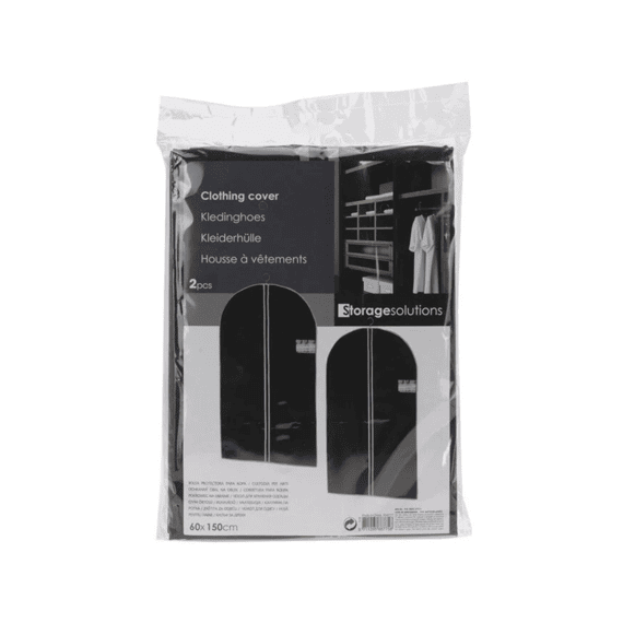 Kledinghoes Set Van 2 60x150cm Zwart