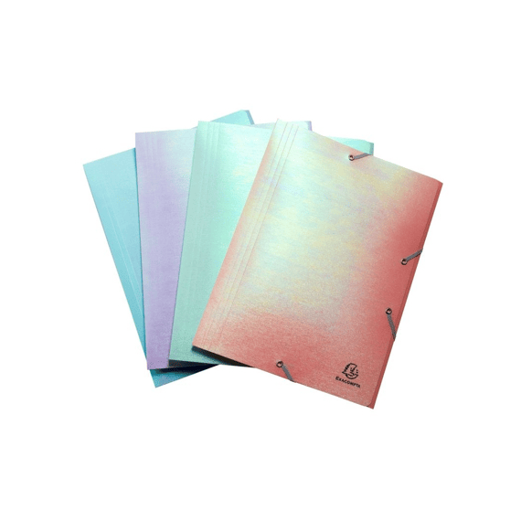 Exacompta Elastomap Met 3 Kleppen Pp A4 Candy Tidy Assortiment