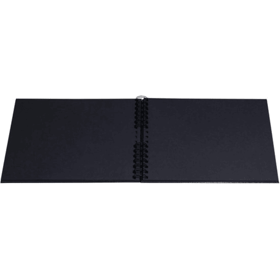 Exacompta Fotoalbum met spiraal 50 zwarte pagina's Graphik - Zwart