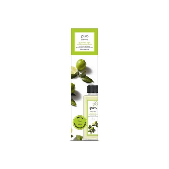 Ipuro Essentials Geurstokjes Navulling 200ml Lime Light