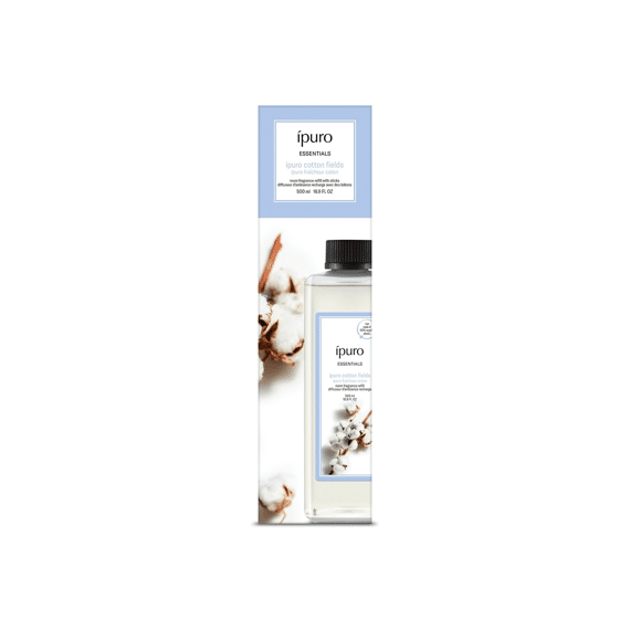 Ipuro Essentials Geurstokjes Navulling 500ml Cotton Fields