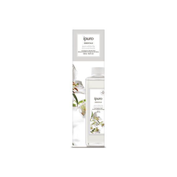 Ipuro Essentials Geurstokjes Navulling 500ml White Lily