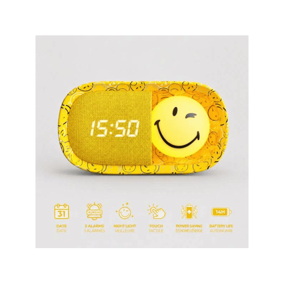 Mob Dreamy Wekker Smileyworld Geel
