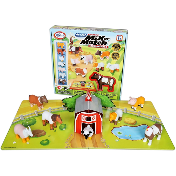 Popular Playthings Mini Magnetische Speelset Boerderijdieren