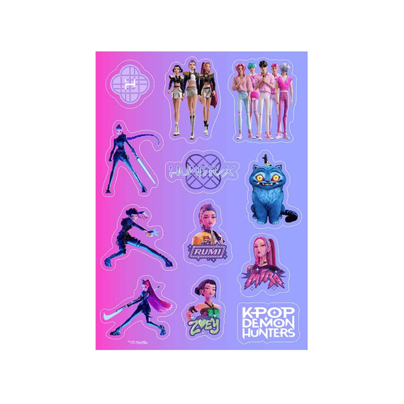 Kpop Demon Hunters Stickerset 12 Stuks