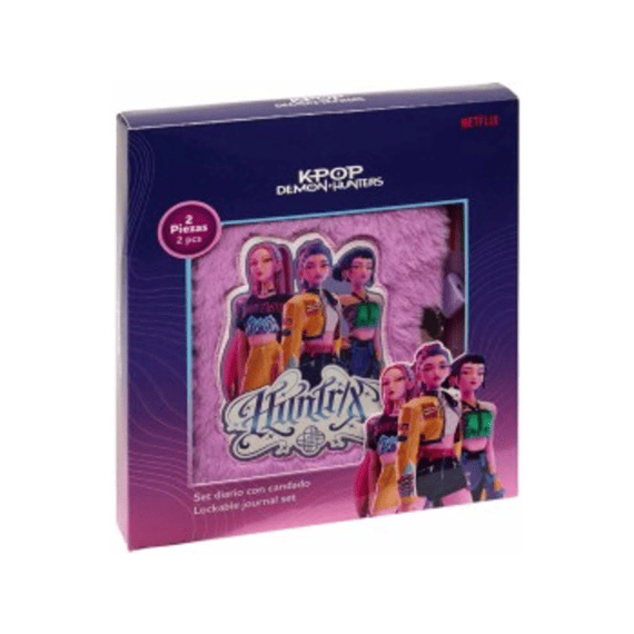 Kpop Demon Hunters Set Met Geheim Dagboek En 10-kleuren Pen