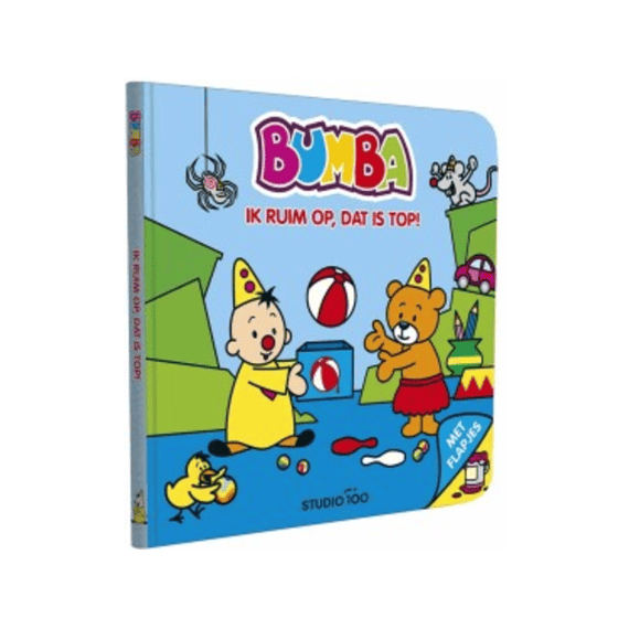 Bumba Kartonboek Met Flapjes - Ik Ruim Op Dat Is Top