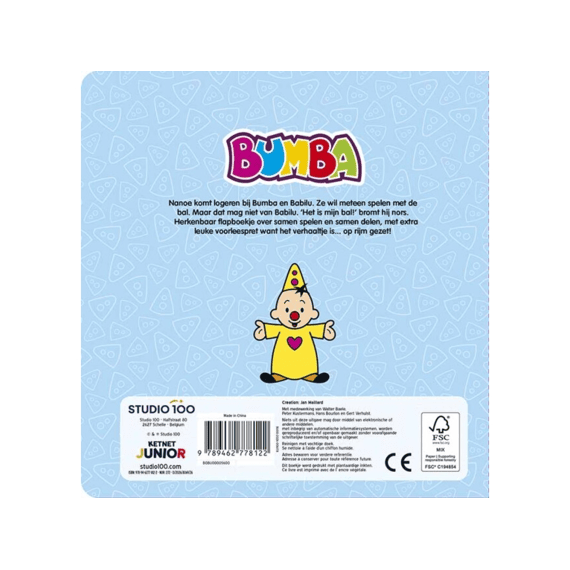 Bumba Kartonboek Met Flapjes - Samen Spelen Samen Delen