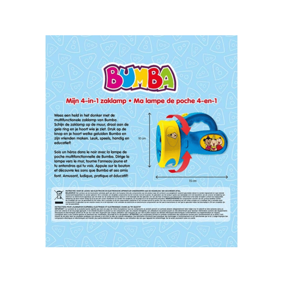 Bumba Mijn 4-in-1 Zaklamp
