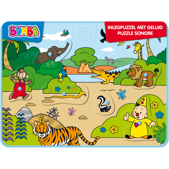 Bumba Houten Inlegpuzzel Met Geluid