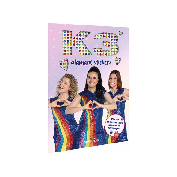 K3 Kleurboek Met Diamant Stickers