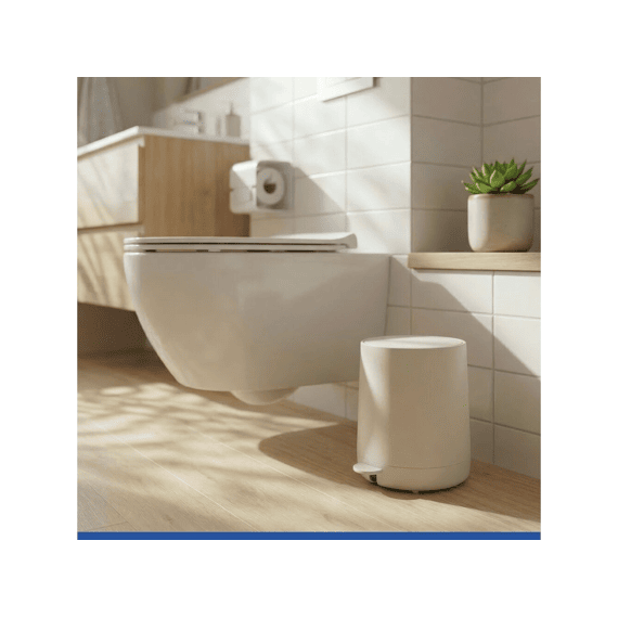 Wenko Afvalemmer Fablo 5l Creme